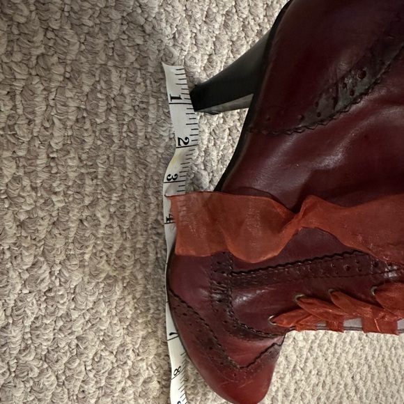 Hush Puppies Burgundy Lace-Up Boots - Picture 6 of 7